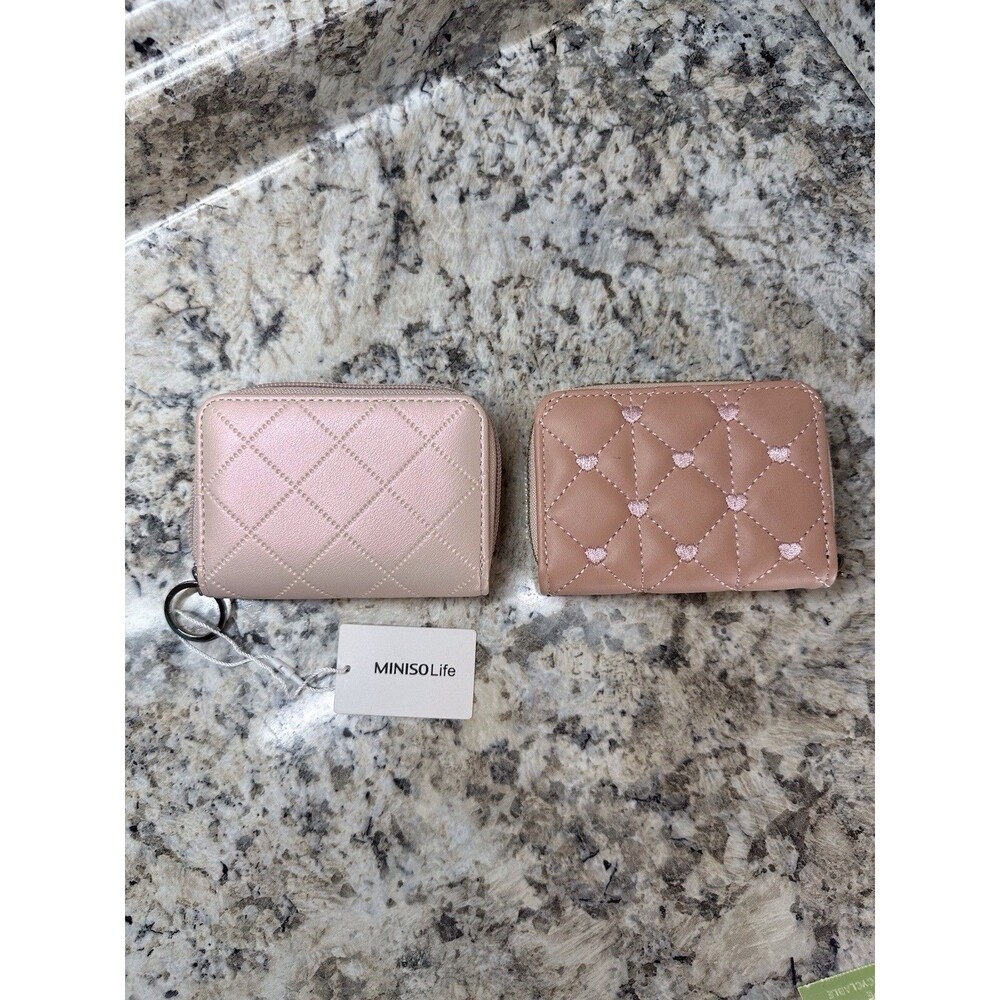 Small Pink Wallets Cute Lot of 2